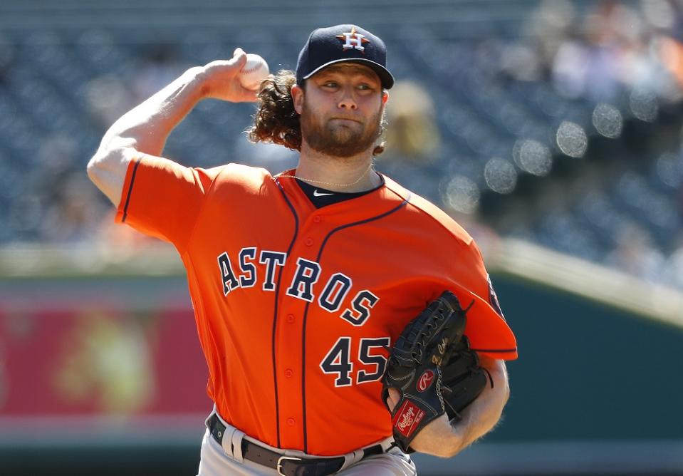 Gerrit Cole has added another ace to the Astros loaded rotation. (AP)