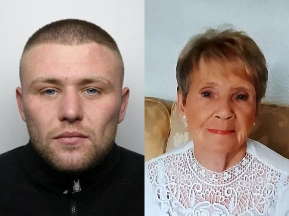 Harrison Buckley, 24, knocked down and killed 81-year-old Ann Cassidy. (SWNS)