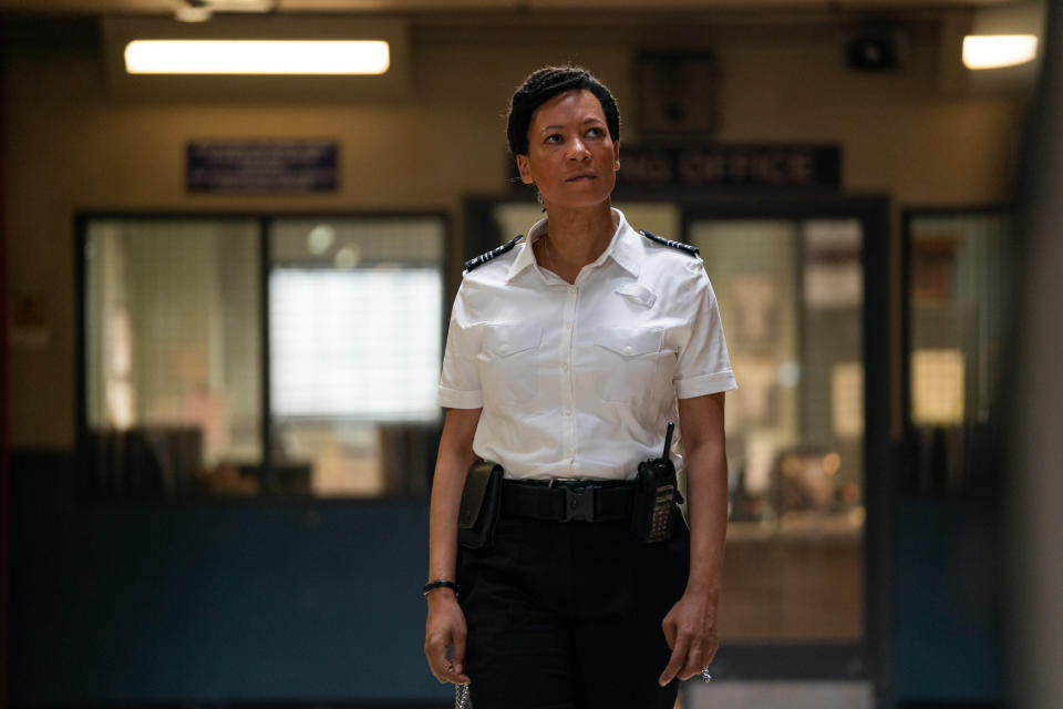 Pictured: Nina Sosanya as LEIGH HENRY  - Screw S2 (Channel 4)