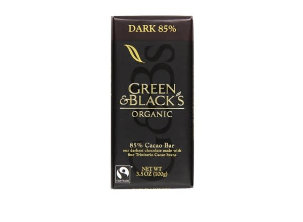 #3 BEST DARK CHOCOLATE: Green & Black’s Organic 85% Cacao Bar