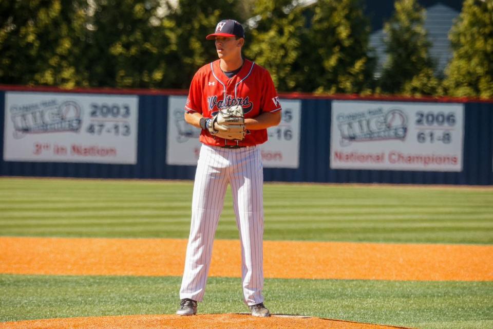 From his production at Walters State, Coltin Reynolds earned an opportunity to pitch at Carson-Newman University.