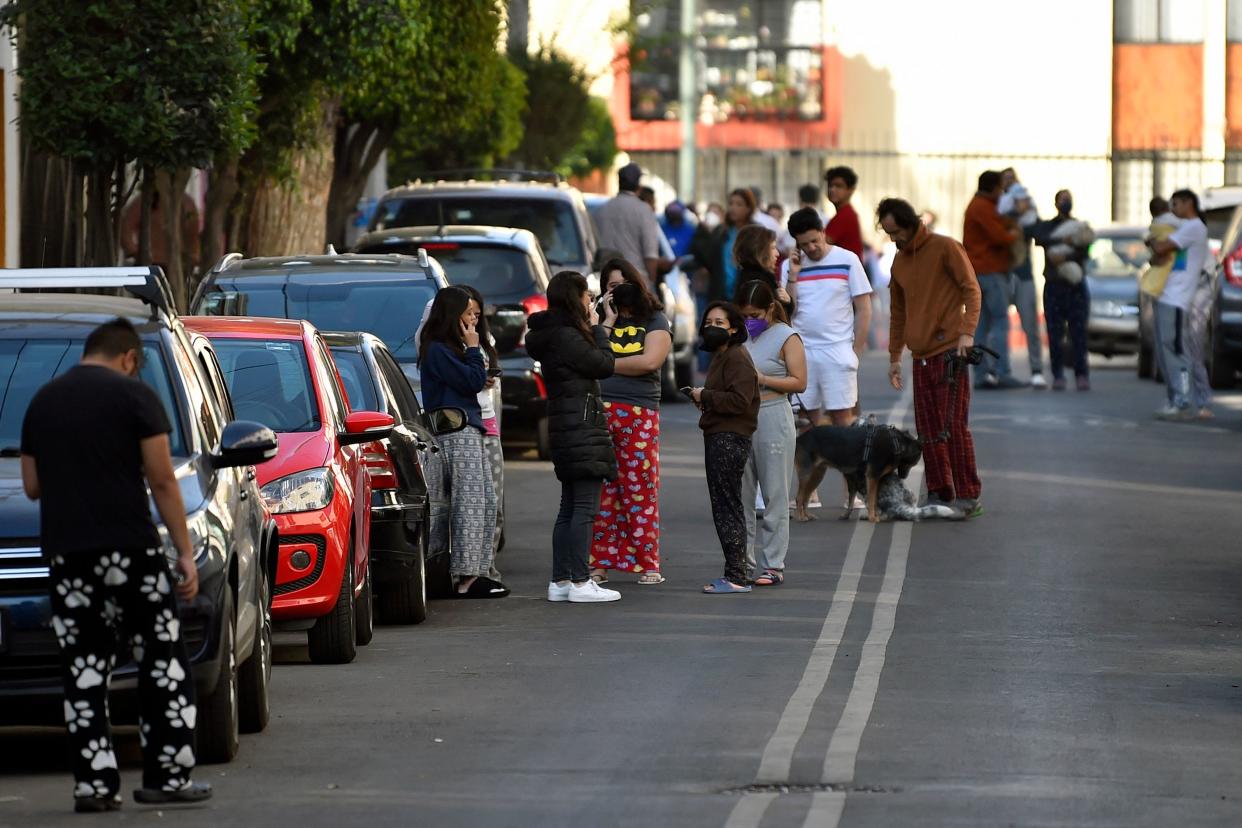 Sismo en México durante marzo de este año. (ALFREDO ESTRELLA / AFP) (ALFREDO ESTRELLA/AFP via Getty Images)