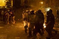 <p>Beyrouth a été le théâtre jeudi soir d’affrontements entre forces de l’ordre et manifestants</p>