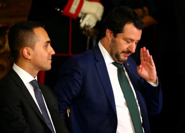 I due vicepremier Matteo Salvini e Luigi Di Maio (REUTERS/Tony Gentile/File Photo/File Photo)