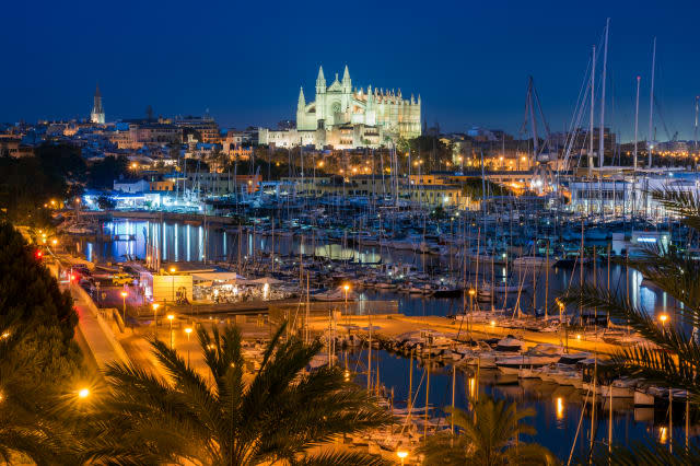 Palma de Mallorca at Night