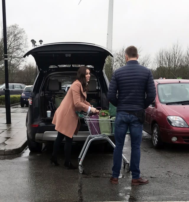 Kate Middleton Grocery Shopping