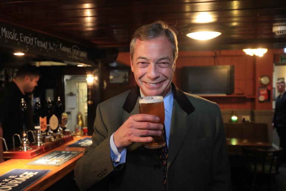 Tories and Labour to lose out to Nigel Farage's Brexit Party in European elections, another poll concludes