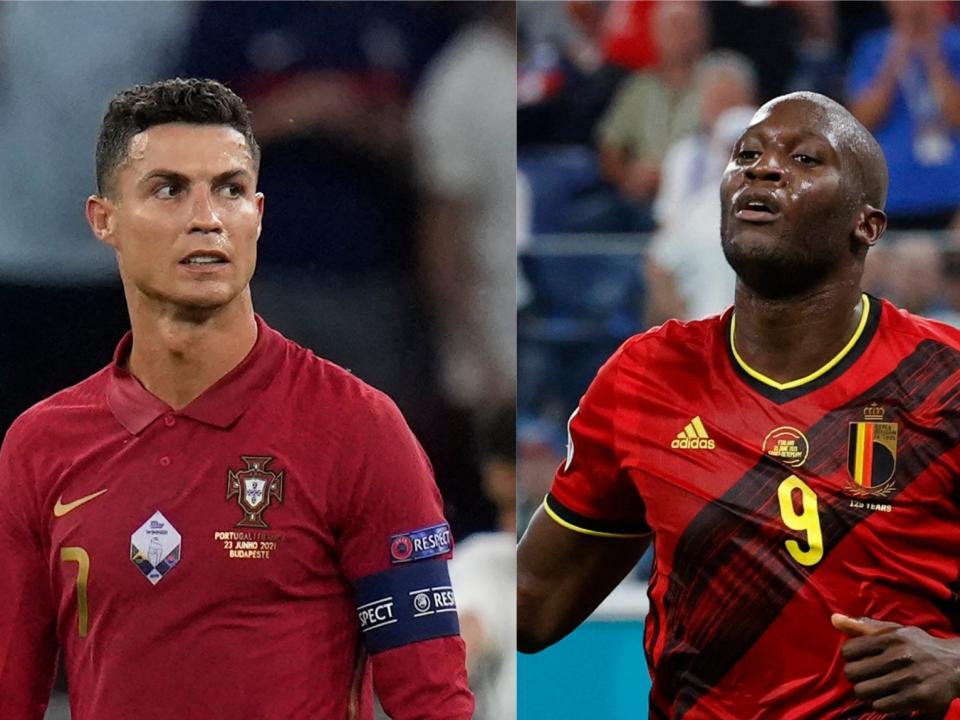 Ronaldo and Lukaku will battle it out in Seville (Getty)