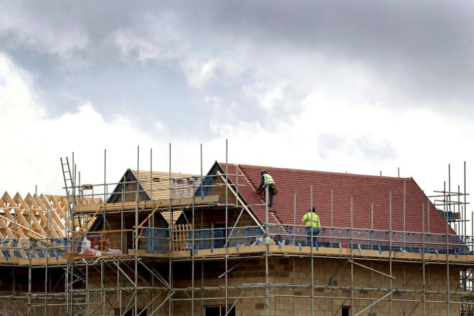 The government has said it is increasing house-building targets as prices spiral (PA Archive)