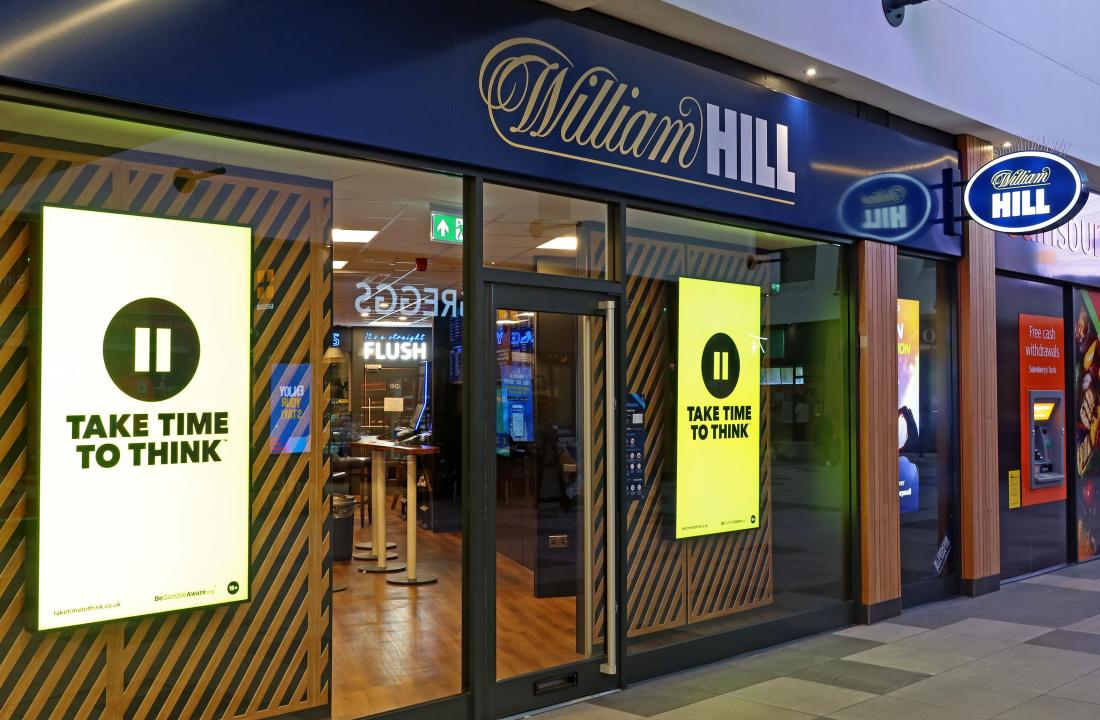 William Hill betting shop, Unit 7, Ranelagh St, Central Station, Liverpool, Merseyside, England, UK,  L1 1JT