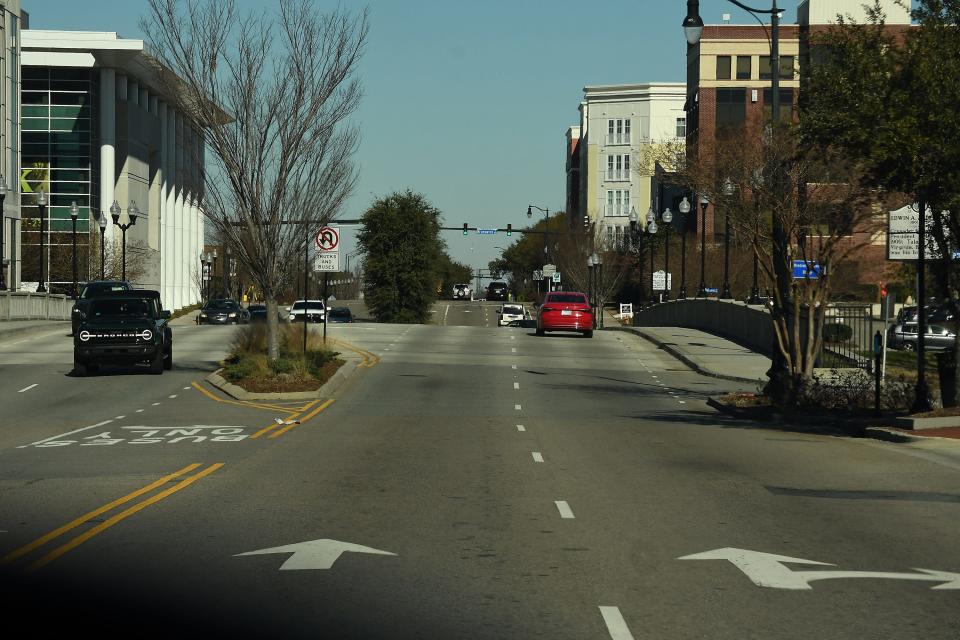 Meadowlark Lemon Bridge on North Third Street in downtown Wilmington.