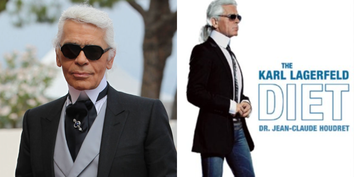 Karl Lagerfeld's Diet Book Plan Included Drinking 10 Diet Cokes Daily