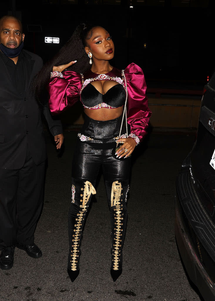 Normani leaving the Casa Cipriani Met Gala after party in New York City on May 3, 2022. - Credit: MEGA