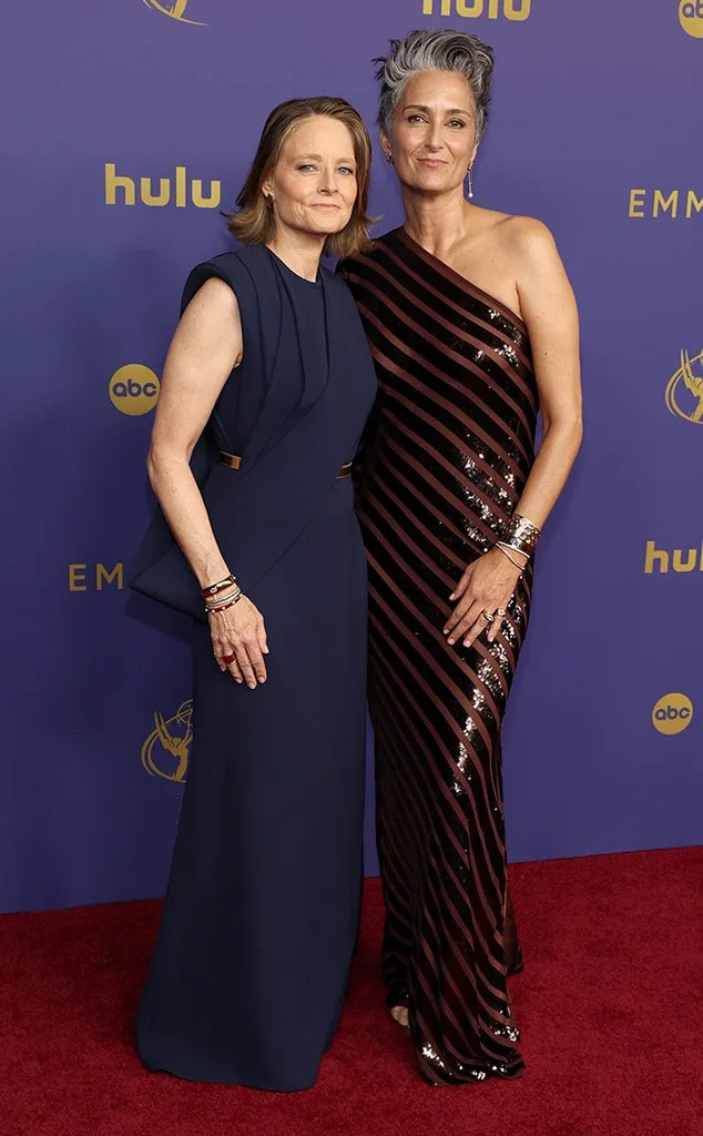 Jodie Foster, Alexandra Hedison, 2024 Emmys, Couples