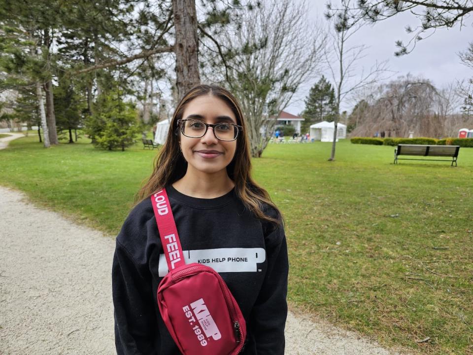 Laetitia Satam, co-chair of the Kids Phone Help youth council, says she has been volunteering with the organization since she was 12 years old. She said they raised $15,000 in St. John's alone, with the goal of raising $4 million across the country through the walks.