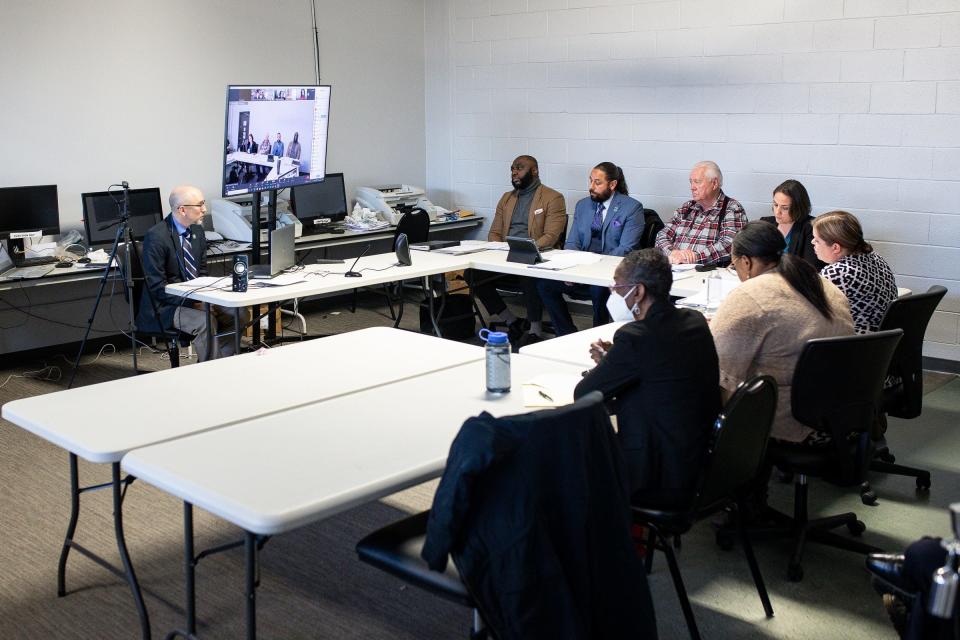 Wayne County Board of Canvassers meet in Detroit to certify Nov. 8th midterm elections on Tuesday, Nov. 22, 2022.