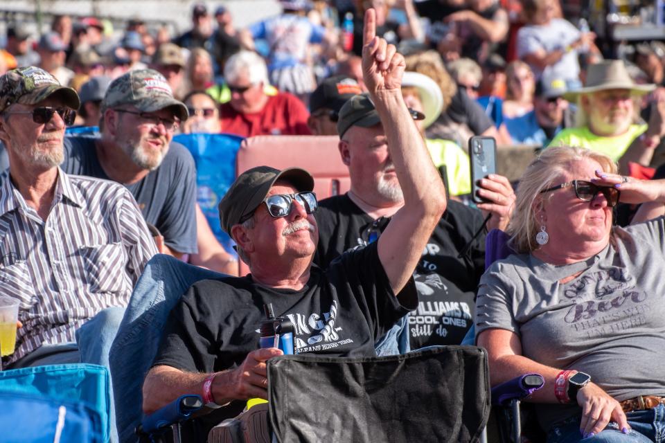The large crowd endured the summer heat to watch performances by Hank Willaims Jr., Aaron Lewis, the Davisson Brothers and more at the inaugural American Made Country Music Festival in Zanesville. For more photos visit www.zanesvilletimesrecorder.com.