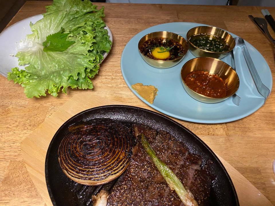 Prime Ribeye Cap at Birdie's by Chef Kevin Lee.