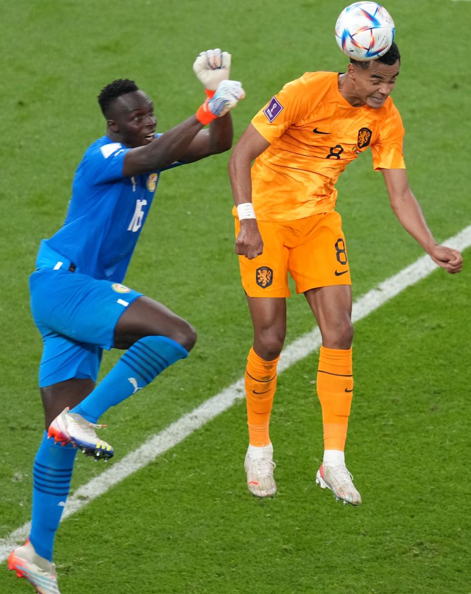 Así venció a Edouard Mendy para marcar el 1 a 0 contra Senegal. (Foto: Chen Cheng/Xinhua via Getty Images)