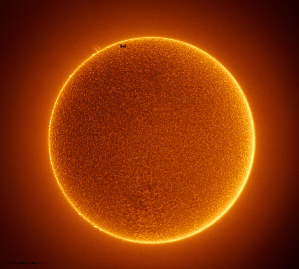 ISS-sun