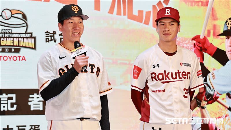 巨人投手大勢談和大谷翔平互動。（圖／記者劉彥池攝影）