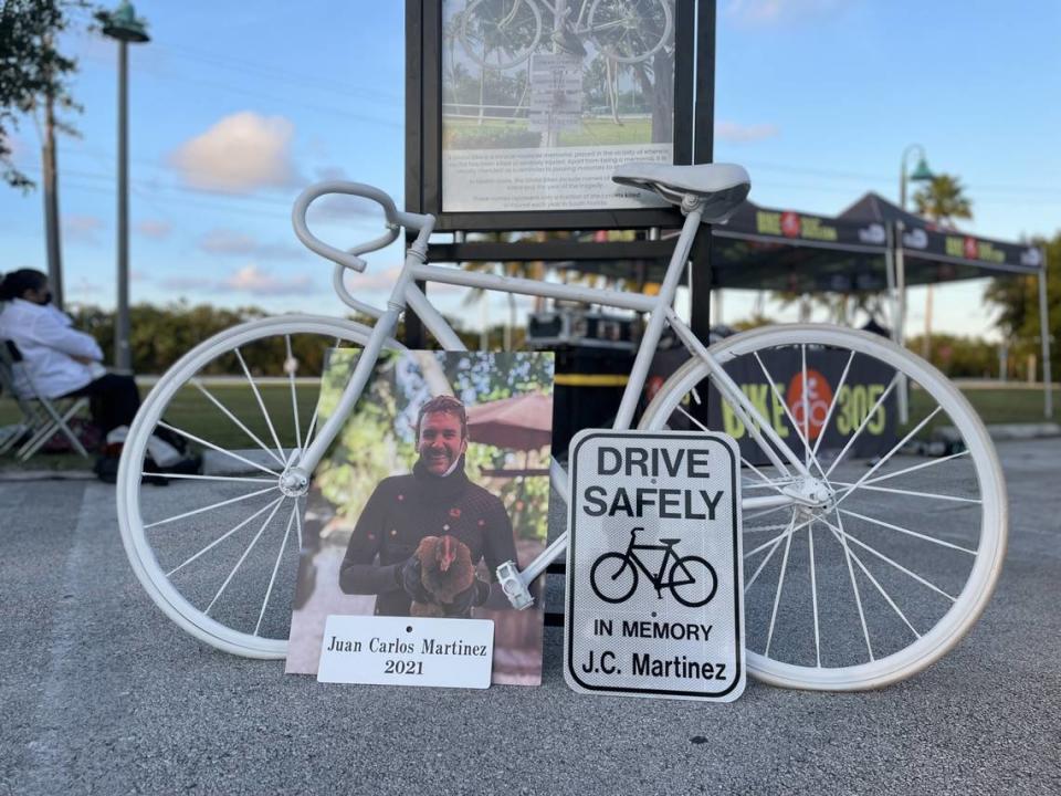 Scores of cyclists pedaled Wednesday on Key Biscayne as part of “Ride of Silence,” a national event to pay tribute to those hurt or killed in traffic crashes.