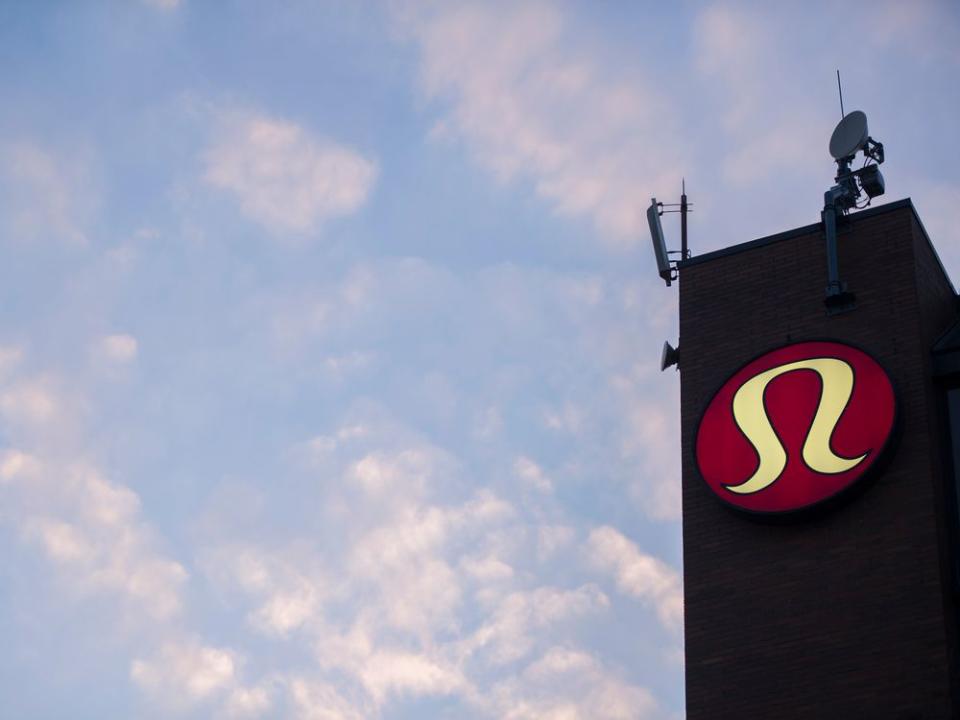  The Lululemon logo on the company’s headquarters in Vancouver.