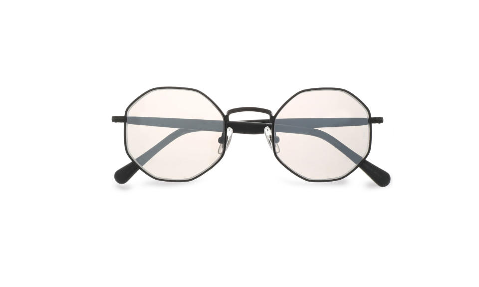 <p>Fabio hexagon-frame metal and acetate mirrored sunglasses, $144,<a rel="nofollow noopener" href="https://www.theoutnet.com/en-us/shop/product/round-frame_cod1874378722792882.html#dept=AM_Sunglasses_ACCESSORIES" target="_blank" data-ylk="slk:theoutnet.com;elm:context_link;itc:0;sec:content-canvas" class="link "> theoutnet.com</a> </p>