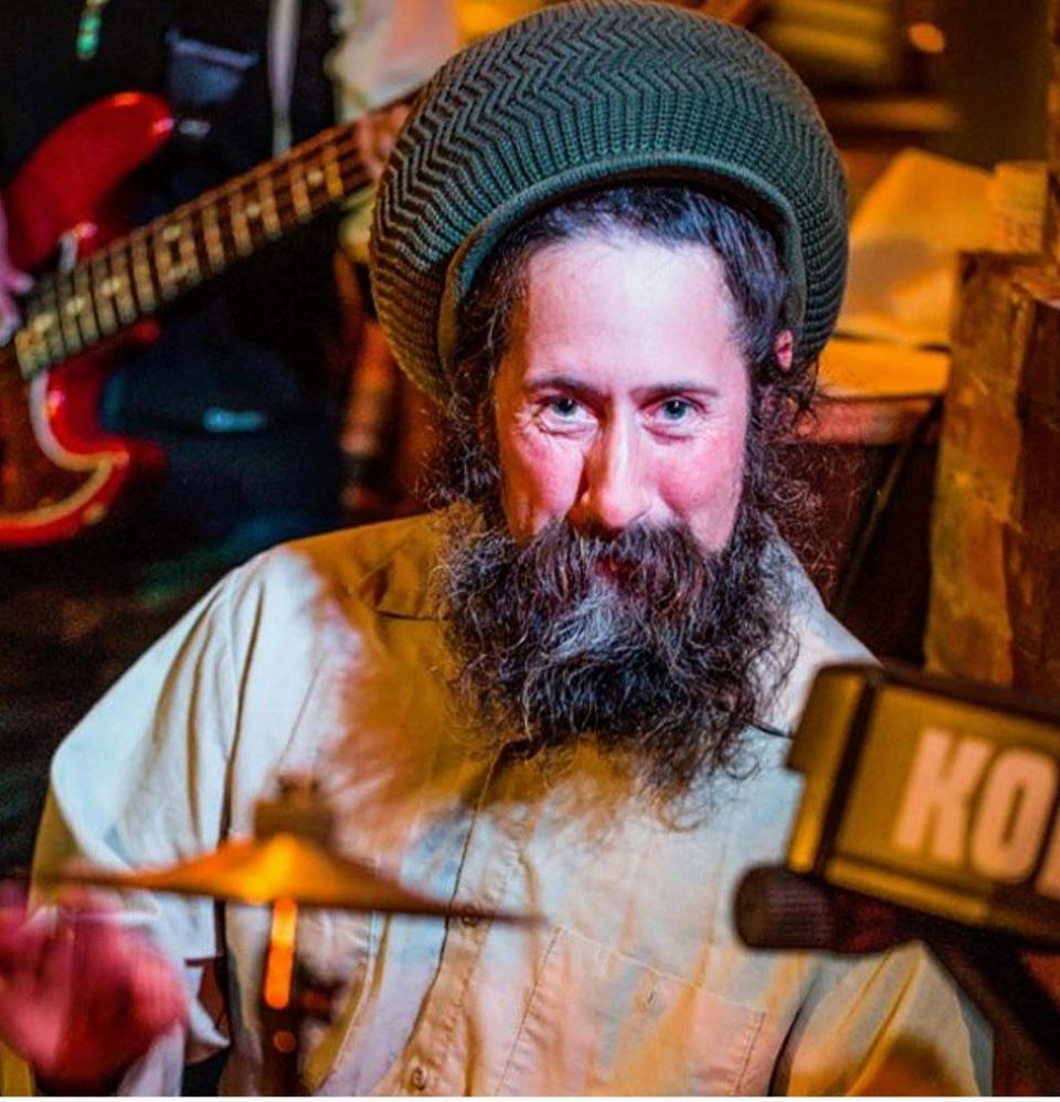 Zeke Carlson is a percussionist from Marshfield and one of the original members of the reggae band High Hopes.