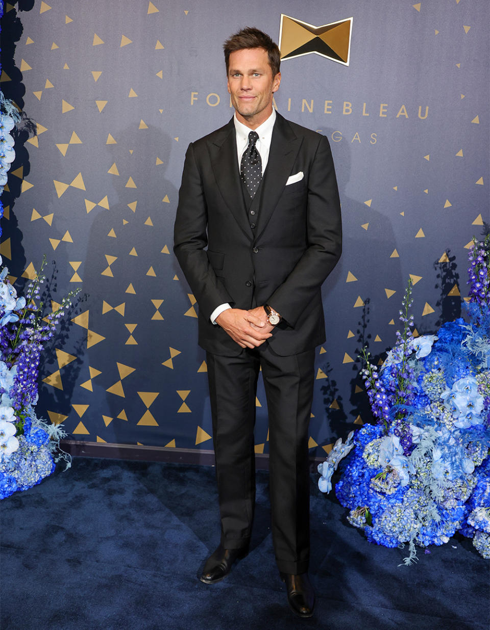 LAS VEGAS, NEVADA - DECEMBER 13: Tom Brady attends the grand opening of Fontainebleau Las Vegas on December 13, 2023 in Las Vegas, Nevada. (Photo by Ethan Miller/Getty Images)