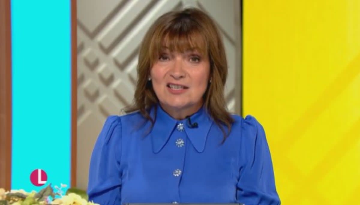 Lorraine Kelly says she is back to her ‘happy and healthy self’ now  (ITV)