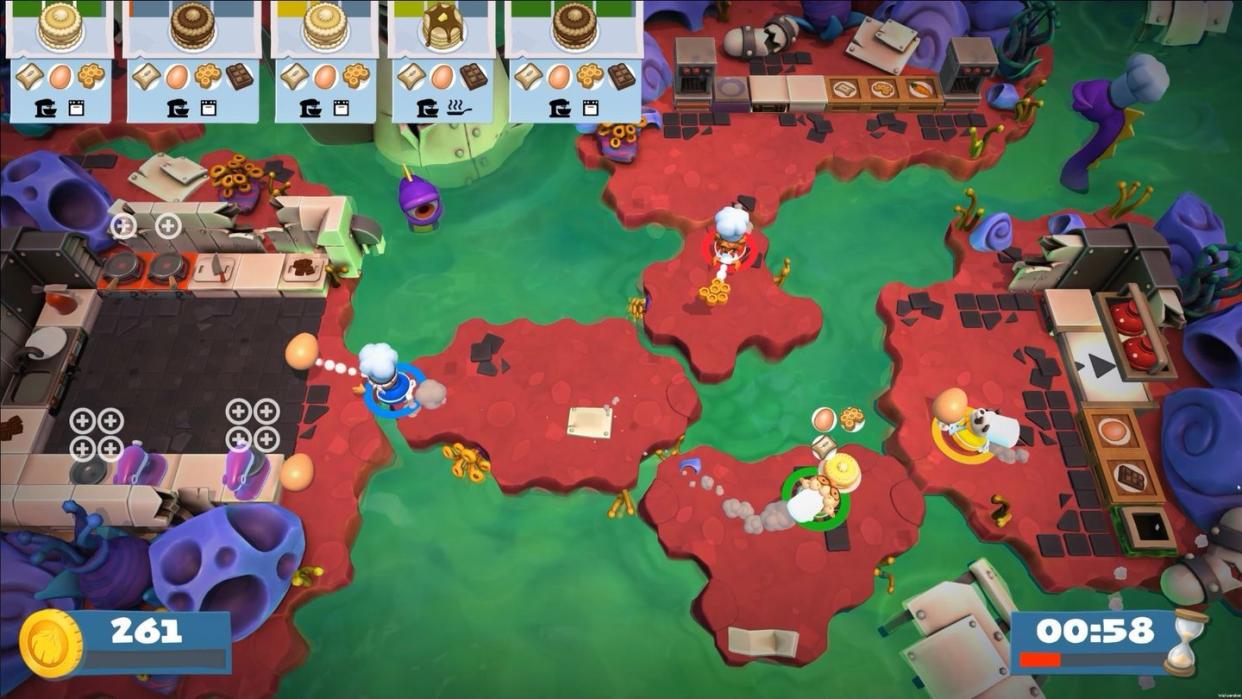 Für Eltern mit ihren etwas älteren Kindern könnten «Overcooked» und «Overcooked 2» eine spannende gemeinsame Herausforderung sein.