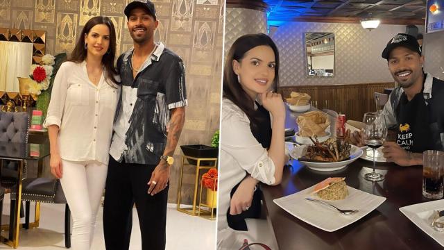 Hardik and Natasa Stankovic's dinner outing with her parents at BKC