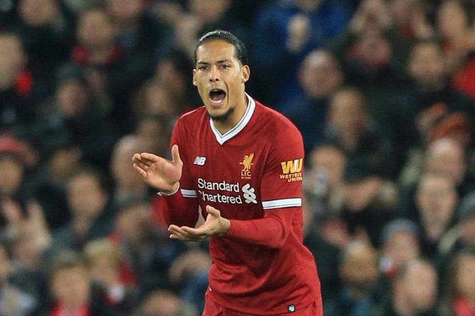 Virgil Van Dijk made his debut for Liverpool in January 2018 (Peter Byrne/PA) (PA Archive)