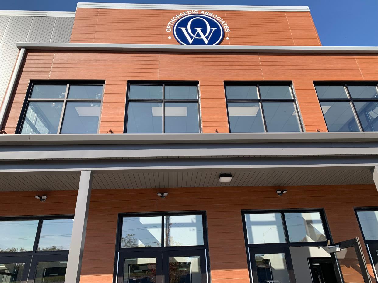 The main entrance to the OAW Indoor Sports Complex carries the name of the sponsor, Orthopaedic Associates of Wisconsin, which signed a 10-year naming rights deal early in 2021. The 153,000-square-foot facility is New Berlin is along Racine Avenue and National Avenue.