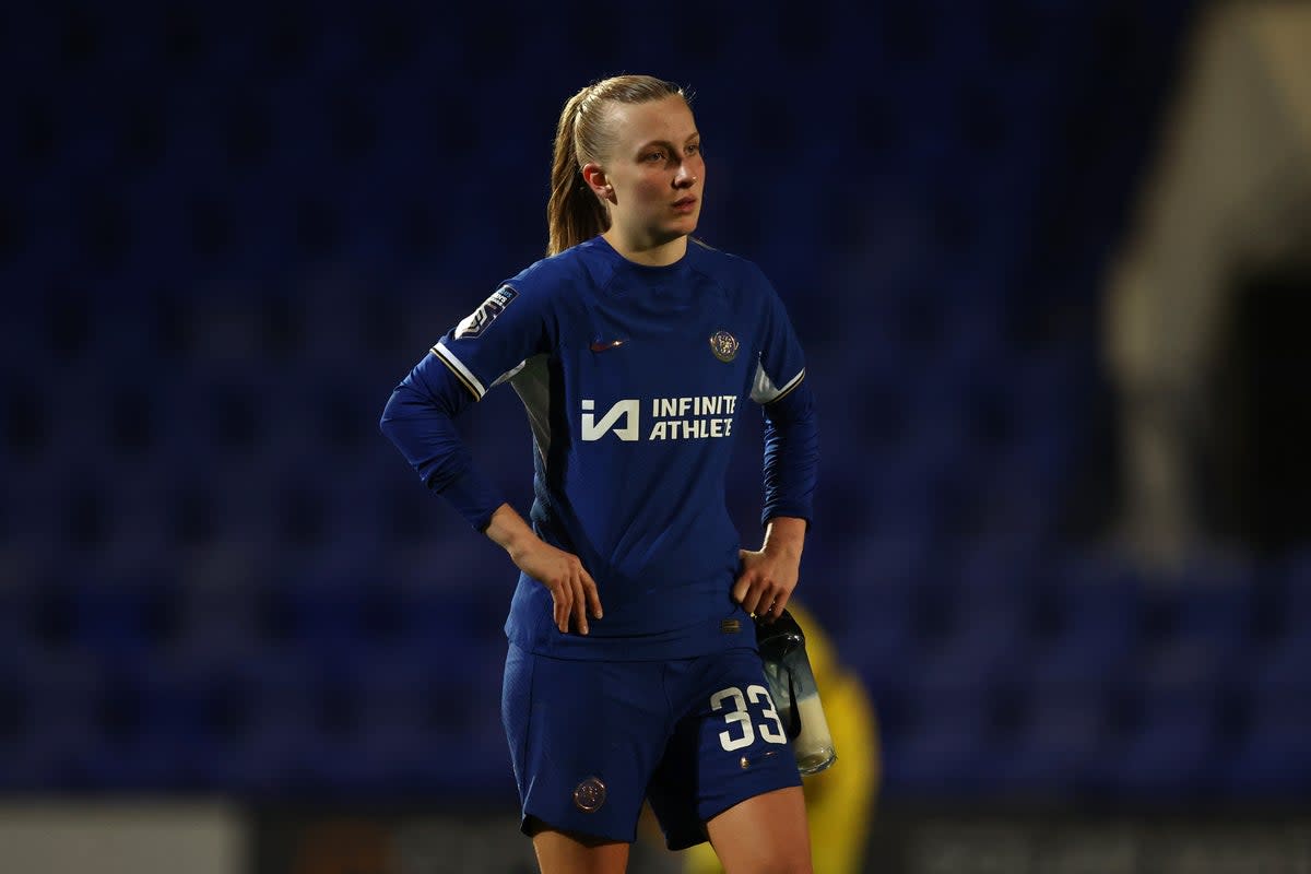 Maiden call-up: Aggie Beever-Jones has hit 11 goals in just 15 WSL matches for Chelsea this season (Getty Images)