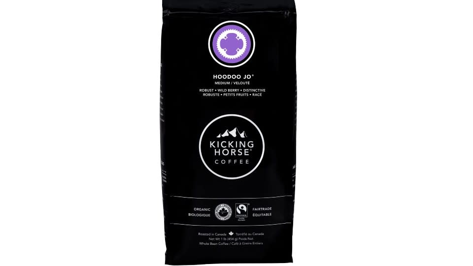 Kicking Horse Coffee, Hoodoo Jo, Medium Roast. (Image via Amazon)