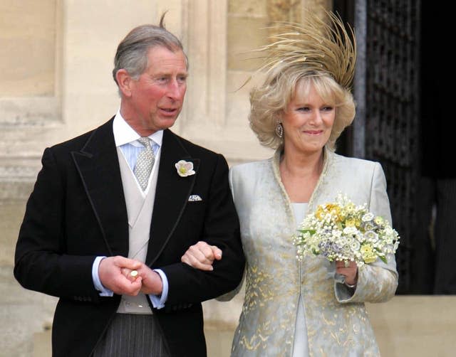 The couple on their wedding day