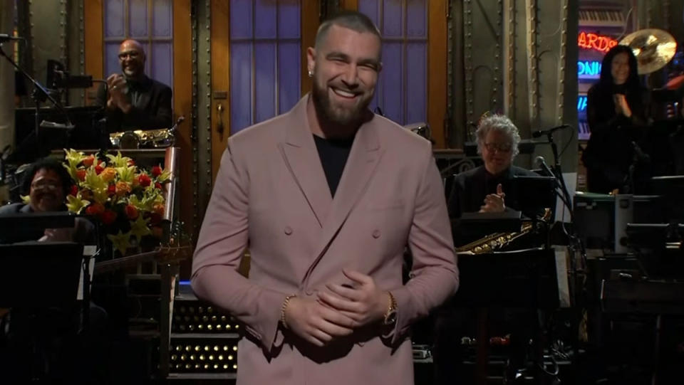 Travis Kelce on the 'SNL' monologue