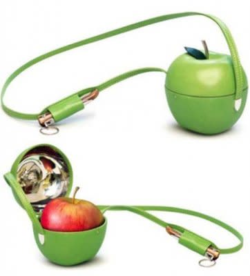 The Hermes apple purse.