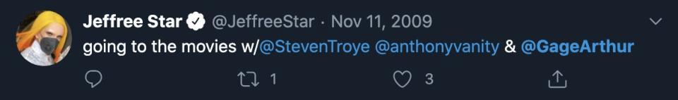 Star deleted this tweet after Insider asked him to comment on it.