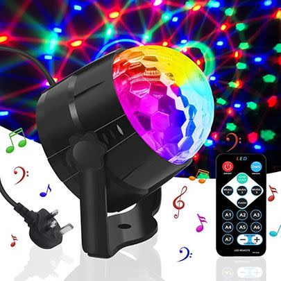 Who could resist this remote controlled disco light?