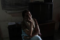 <p>Bindiya Rana, a transgender candidate in Pakistan’s elections, listens to voters during a campaign in Karachi, Pakistan, April 15, 2013. (AP Photo/Shakil Adil) </p>