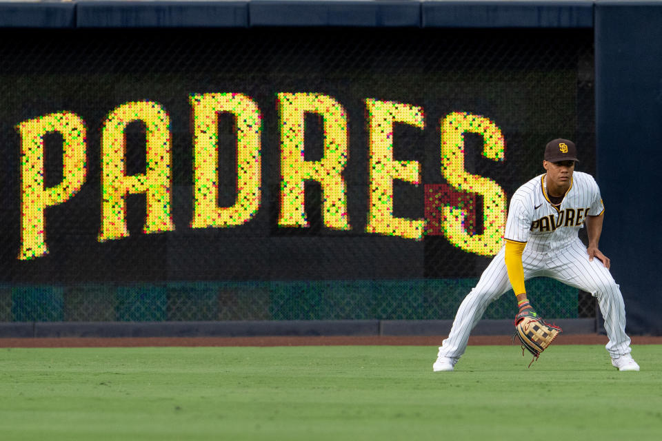 Juan Soto透過交易轉戰聖地牙哥教士。（Photo by Kyle Cooper/Colorado Rockies/Getty Images）