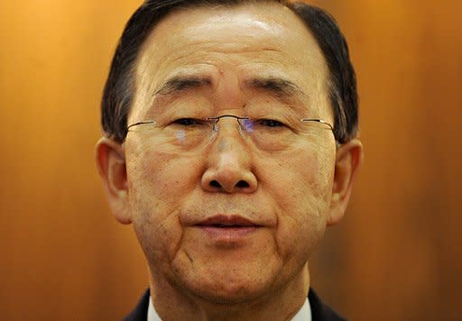 UN leader Ban Ki-moon, seen here in 2011, has led international outrage at the growing number of journalists killed in the line of duty amid widespread calls for greater protection for reporters