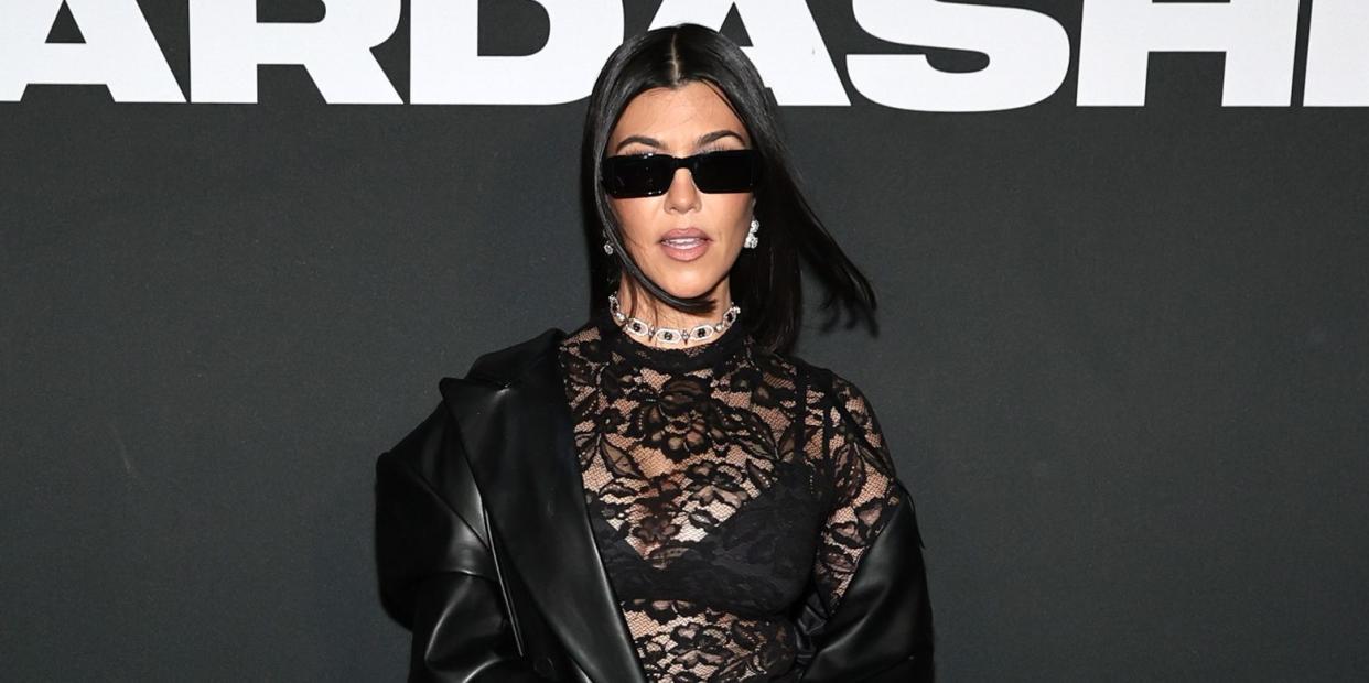 boohoo by kourtney kardashian barker's new york fashion week debut