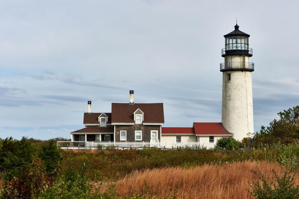 highland lighthouse at cape cod, built in 1797