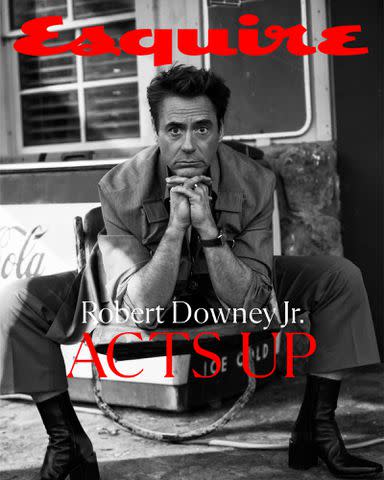 <p>Norman Jean Roy</p> Robert Downey Jr. on the cover of 'Esquire'