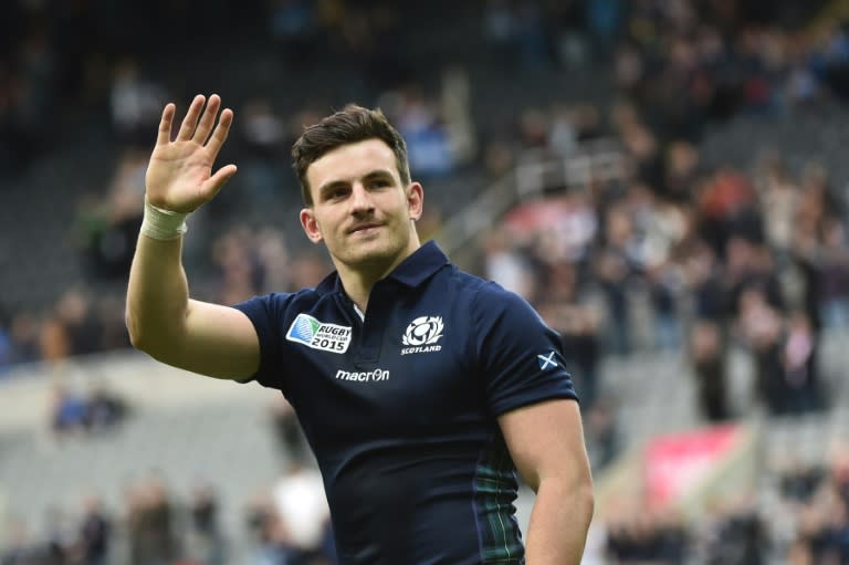 Scotland centre Matt Scott has been ruled out of Saturday's game against Wales with a thigh muscle injury sustained in training on Wednesday