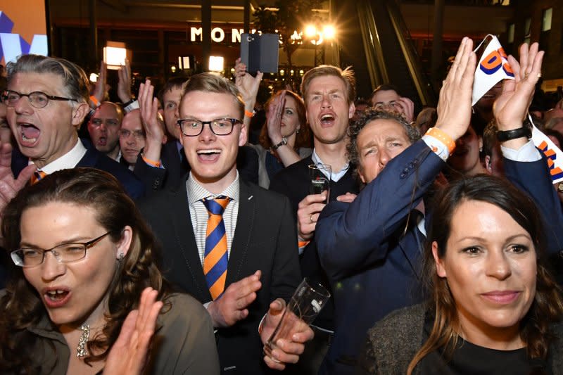 荷蘭大選。呂特，自由民主黨。（美聯社）